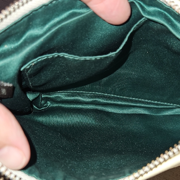 Coach EUC Poppy Silver Sequin Crossbody - Picture 8 of 12